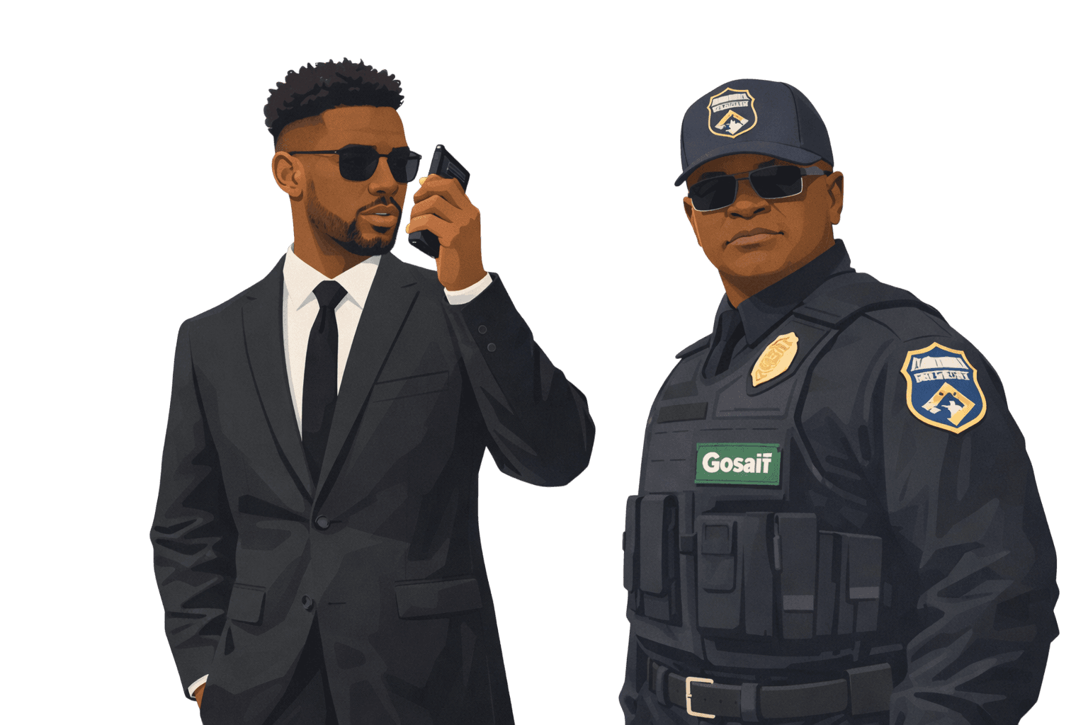 GoSaif protection officer available for professional security bookings